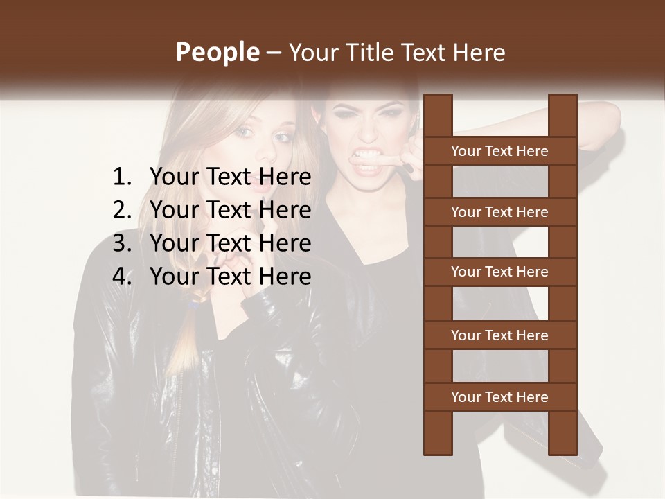 Caucasian Calm Coastal PowerPoint Template