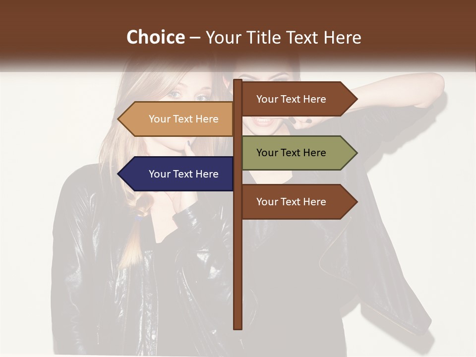 Caucasian Calm Coastal PowerPoint Template