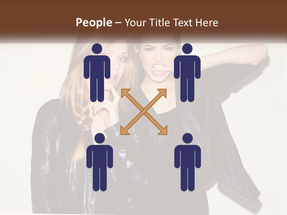 Caucasian Calm Coastal PowerPoint Template