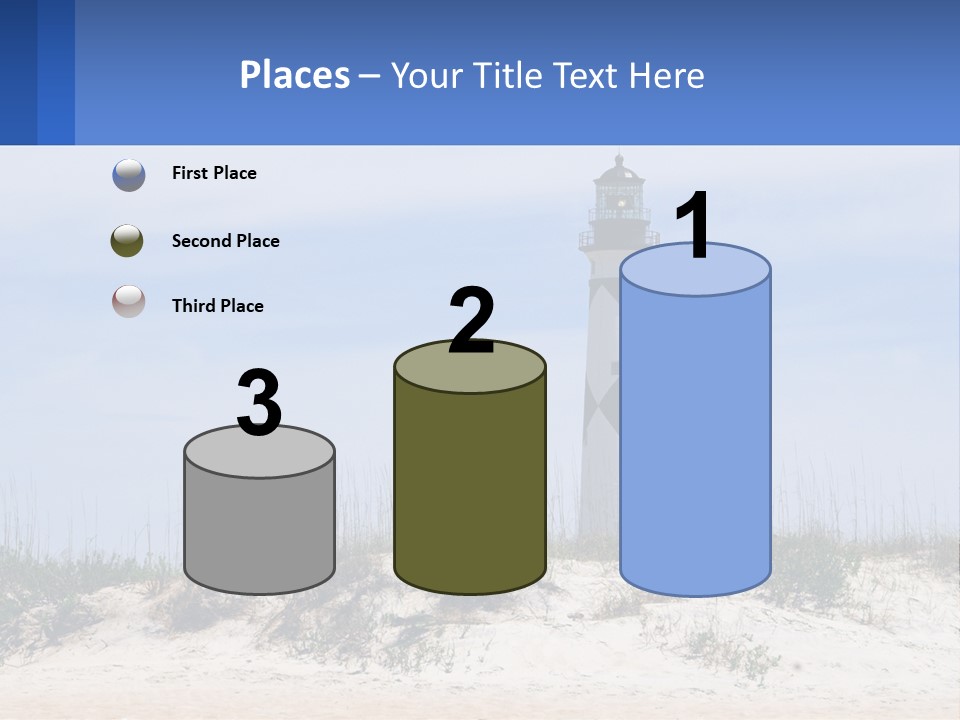 Coast White Caucasian PowerPoint Template