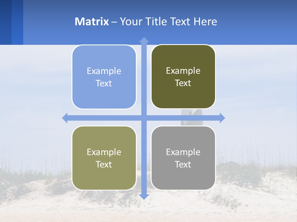 Coast White Caucasian PowerPoint Template