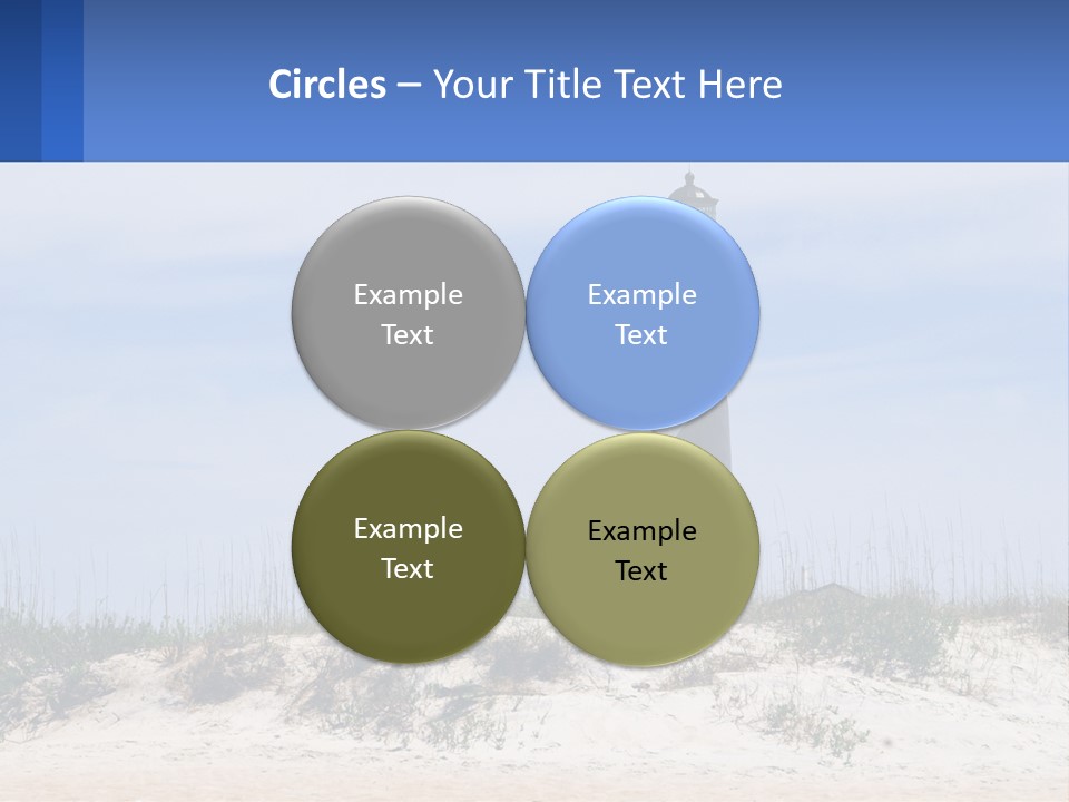 Coast White Caucasian PowerPoint Template