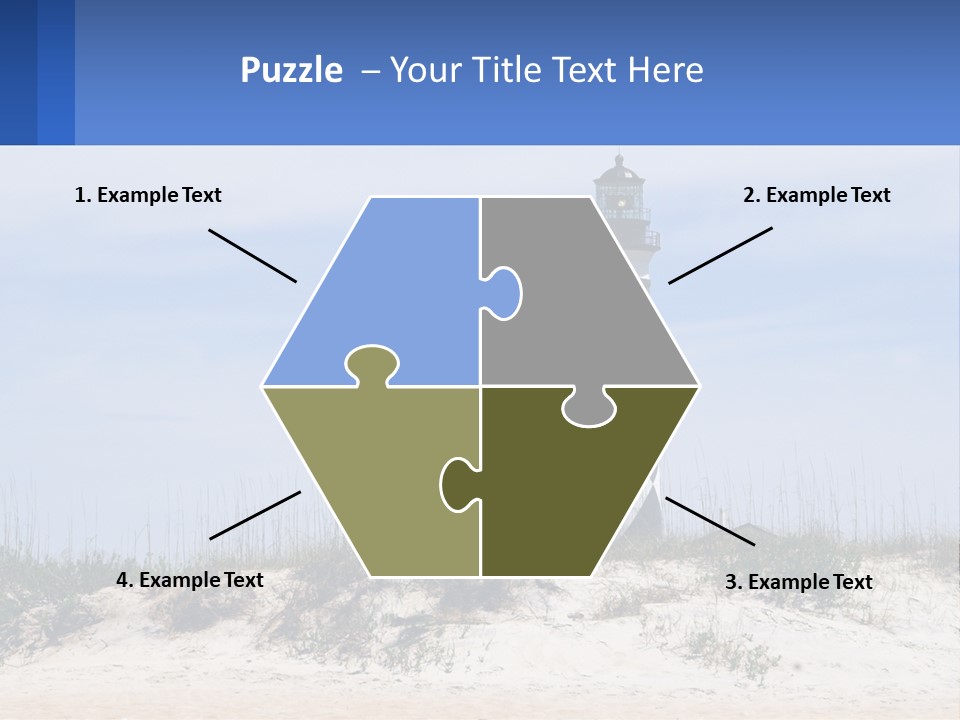 Coast White Caucasian PowerPoint Template