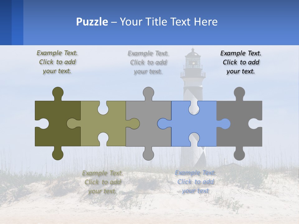 Coast White Caucasian PowerPoint Template