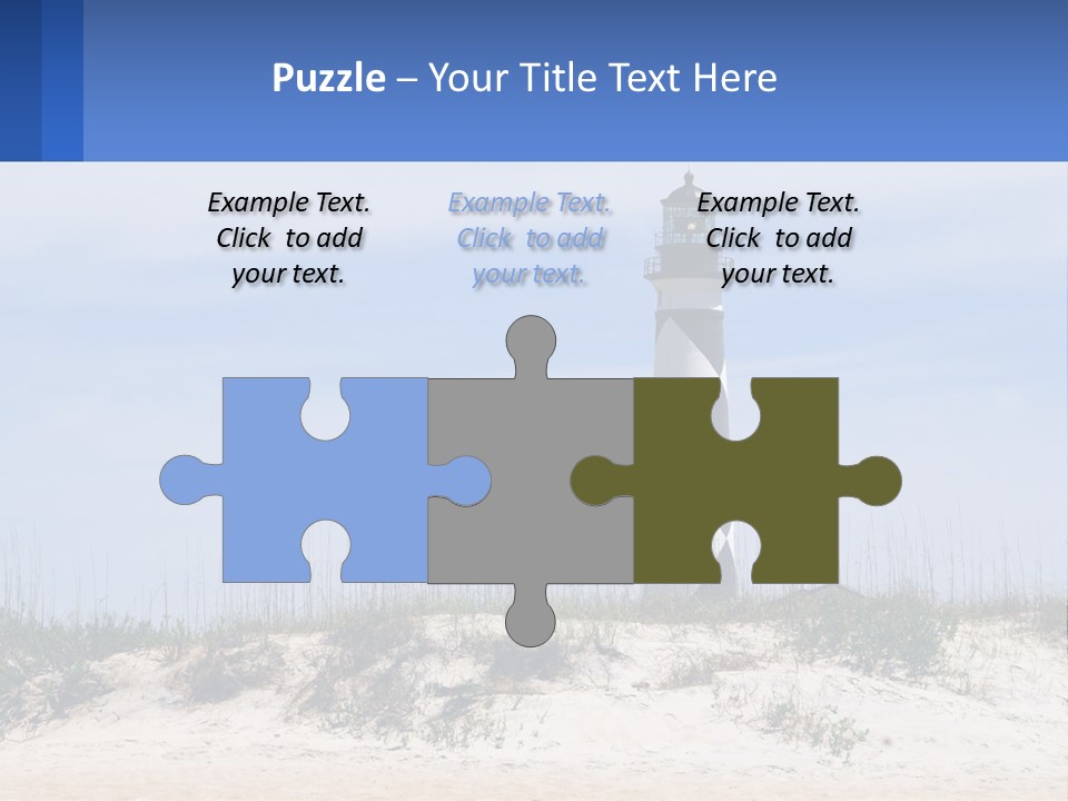 Coast White Caucasian PowerPoint Template