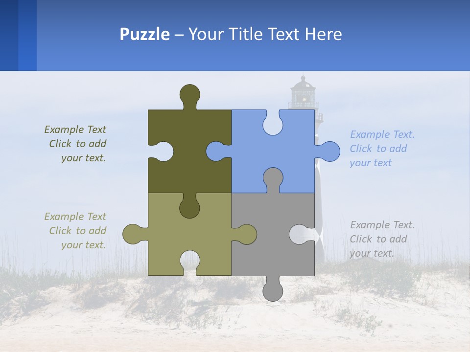 Coast White Caucasian PowerPoint Template