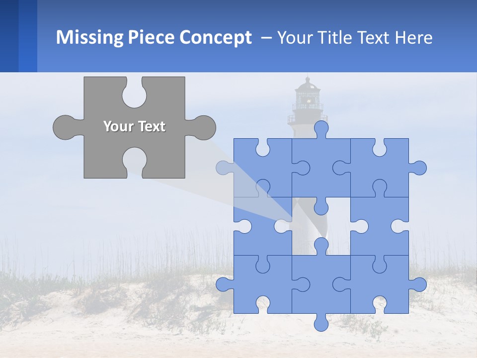 Coast White Caucasian PowerPoint Template