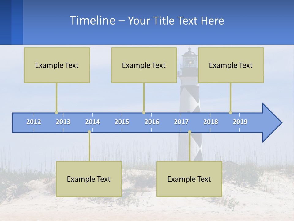 Coast White Caucasian PowerPoint Template