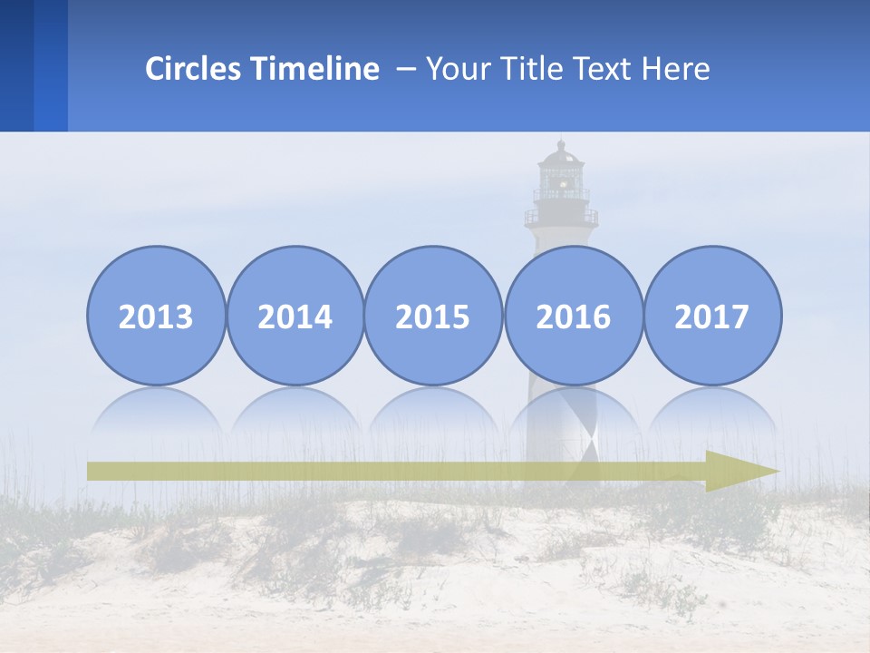 Coast White Caucasian PowerPoint Template