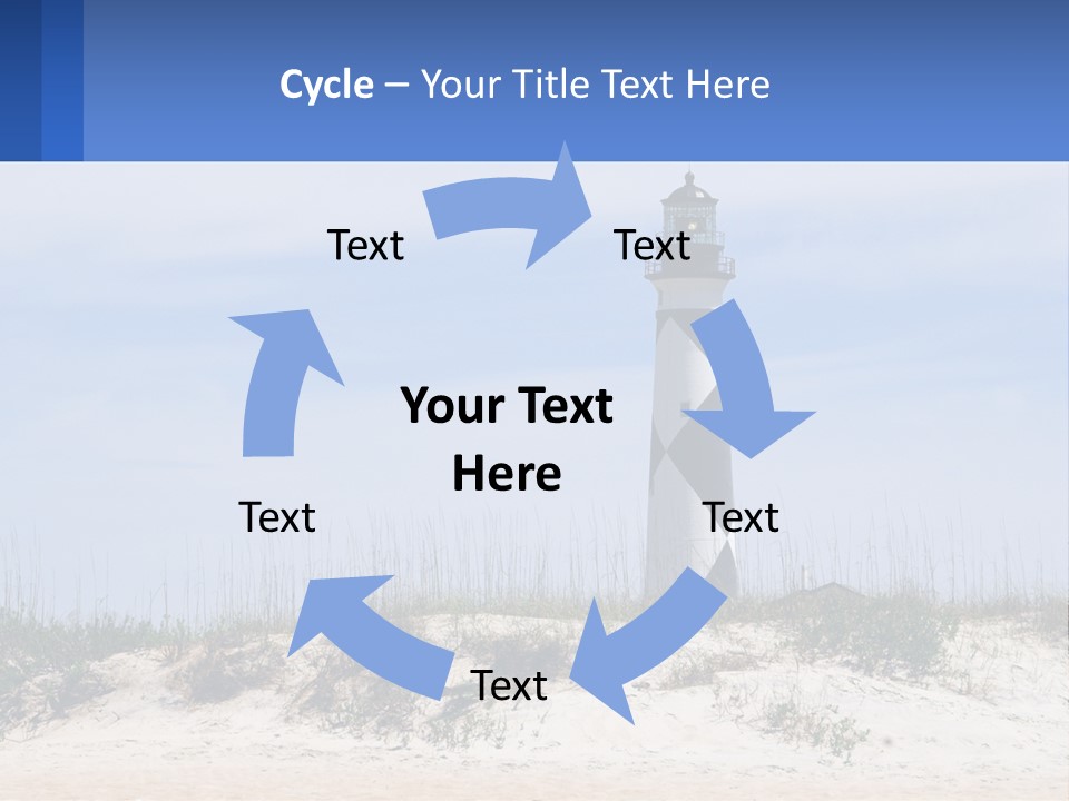 Coast White Caucasian PowerPoint Template