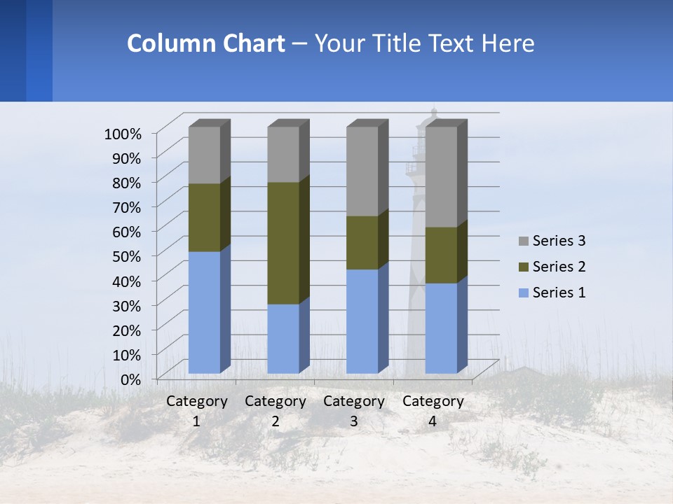 Coast White Caucasian PowerPoint Template