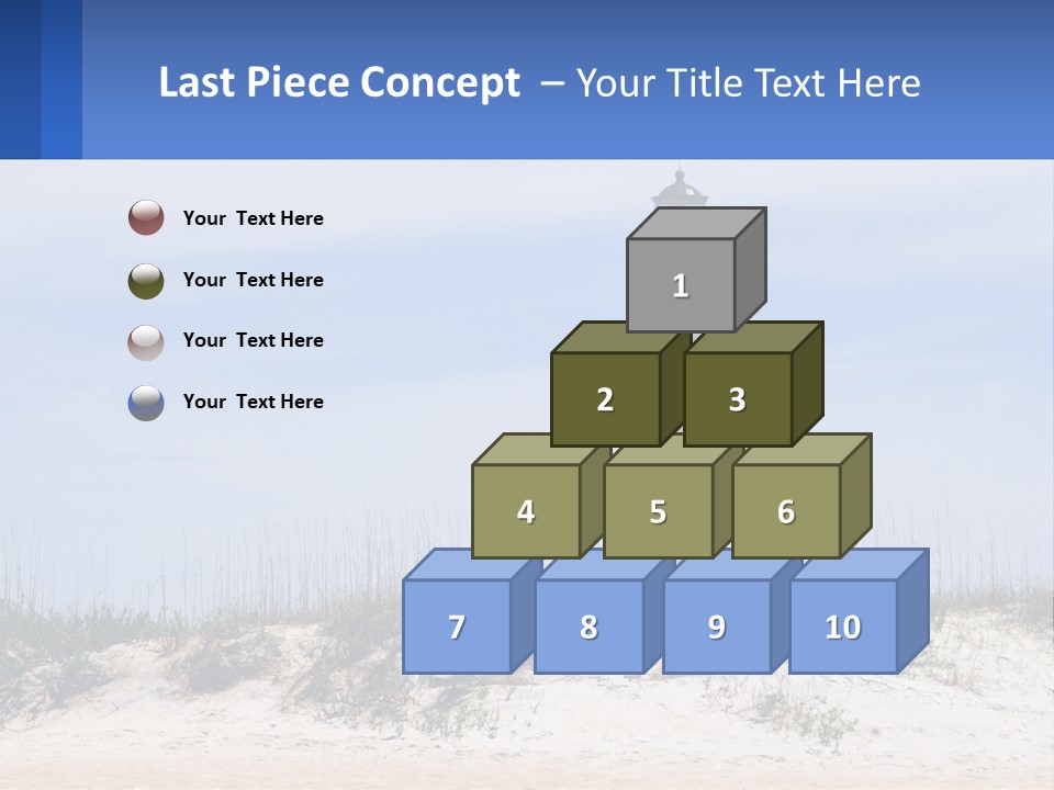 Coast White Caucasian PowerPoint Template