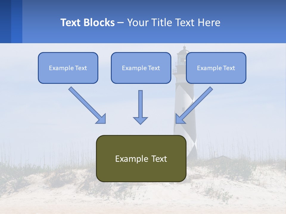 Coast White Caucasian PowerPoint Template