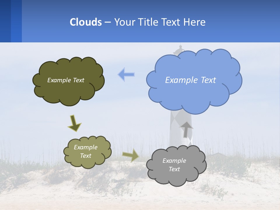 Coast White Caucasian PowerPoint Template