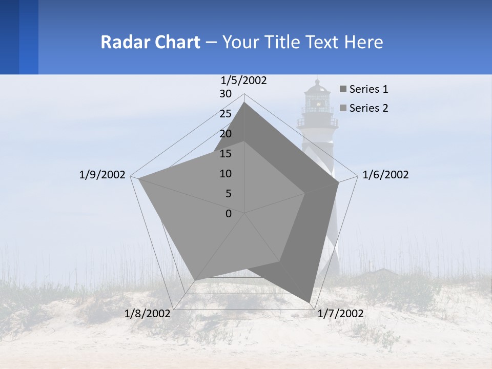 Coast White Caucasian PowerPoint Template