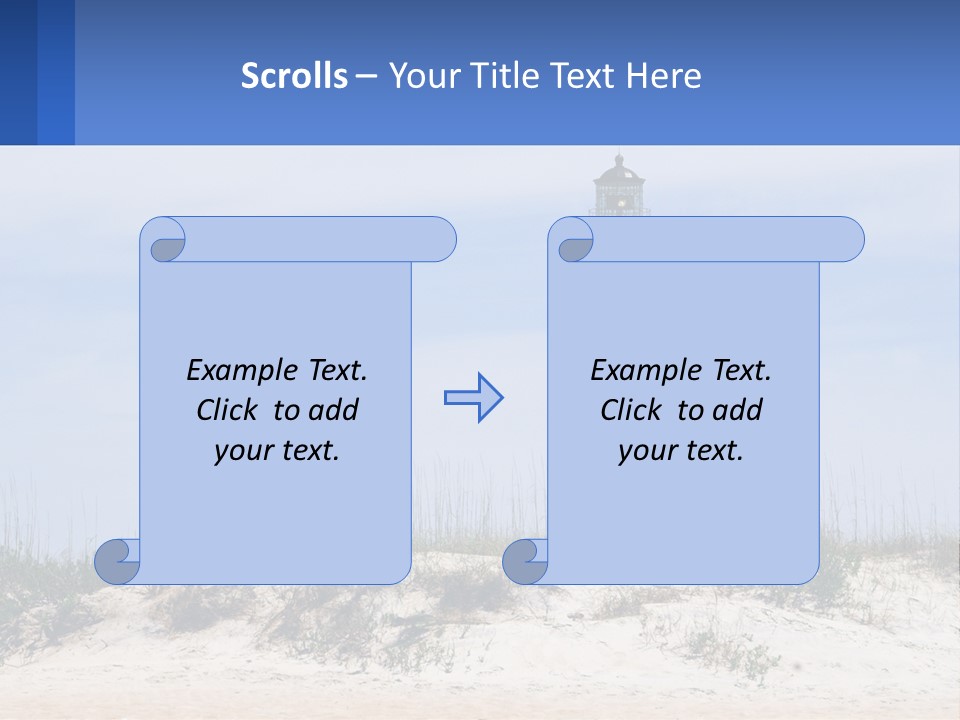 Coast White Caucasian PowerPoint Template