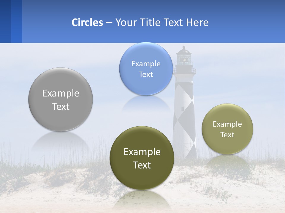 Coast White Caucasian PowerPoint Template