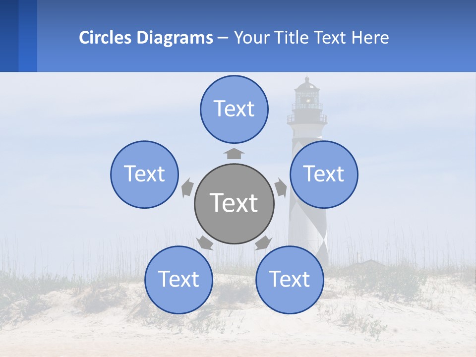 Coast White Caucasian PowerPoint Template