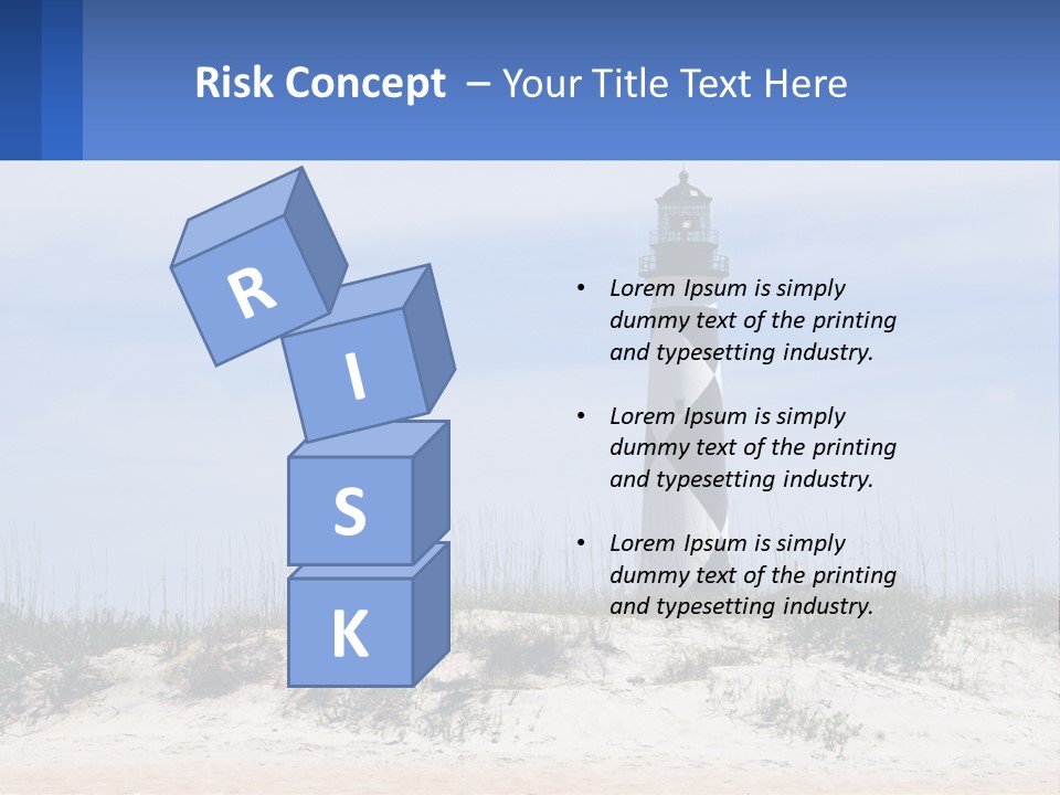 Coast White Caucasian PowerPoint Template