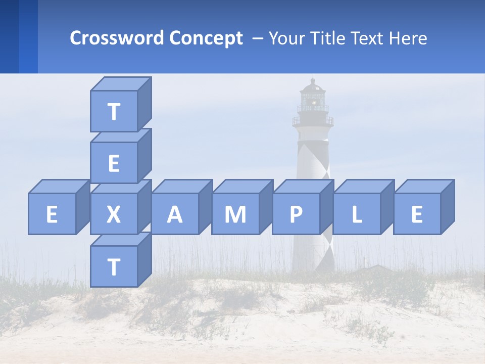 Coast White Caucasian PowerPoint Template