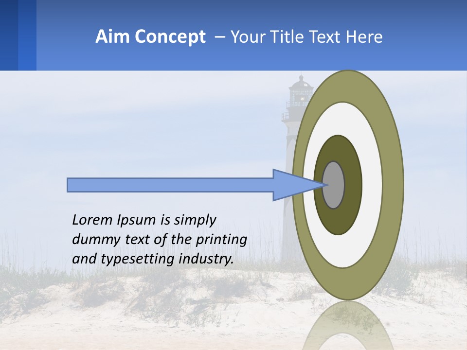Coast White Caucasian PowerPoint Template