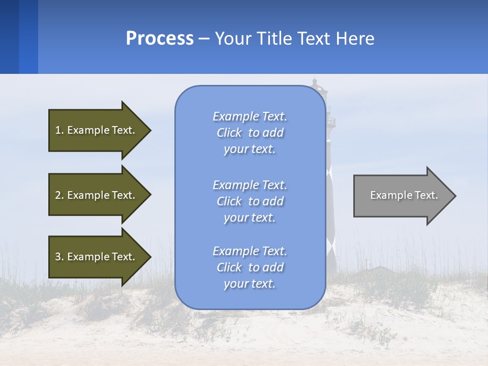 Coast White Caucasian PowerPoint Template