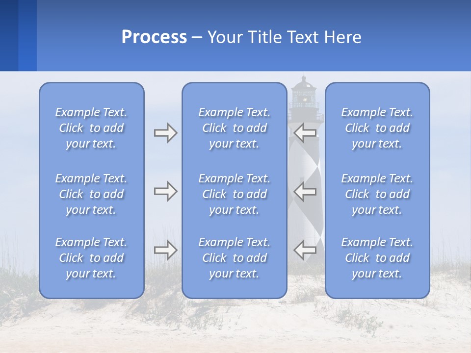Coast White Caucasian PowerPoint Template