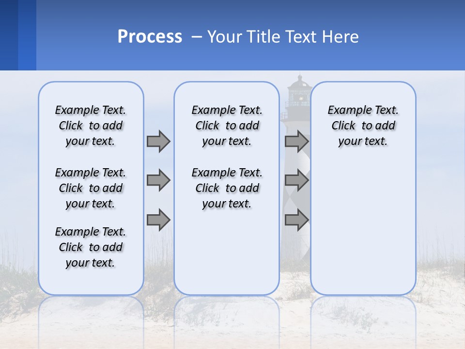 Coast White Caucasian PowerPoint Template