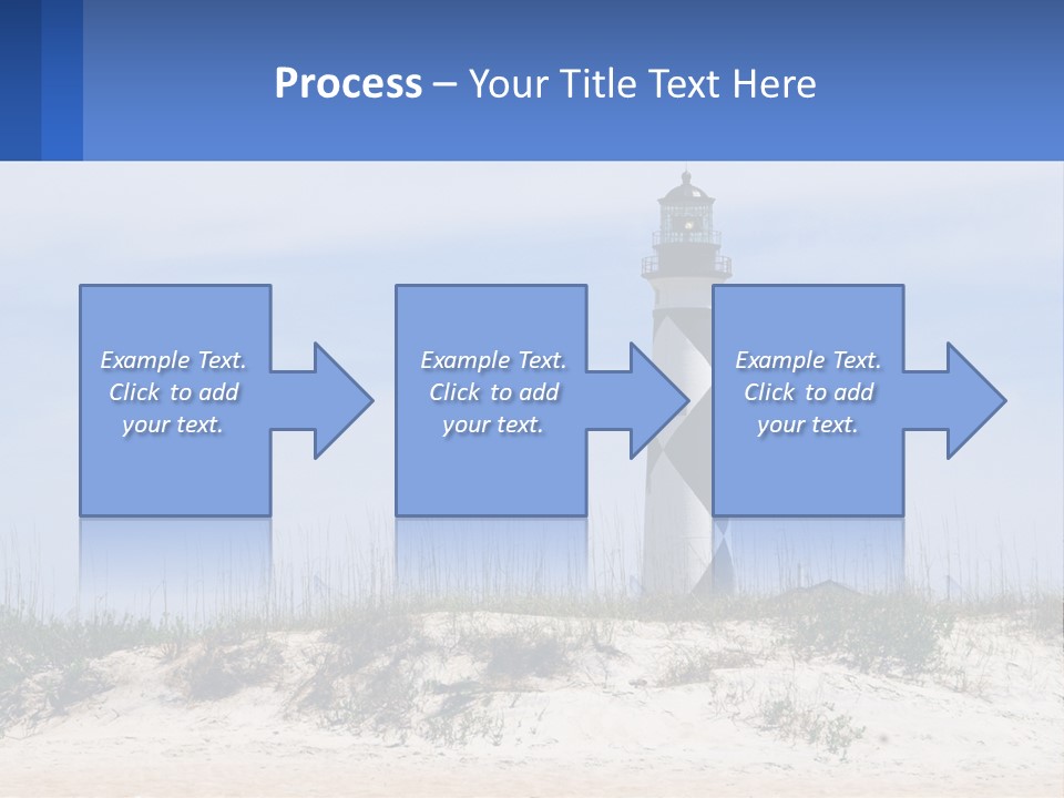Coast White Caucasian PowerPoint Template