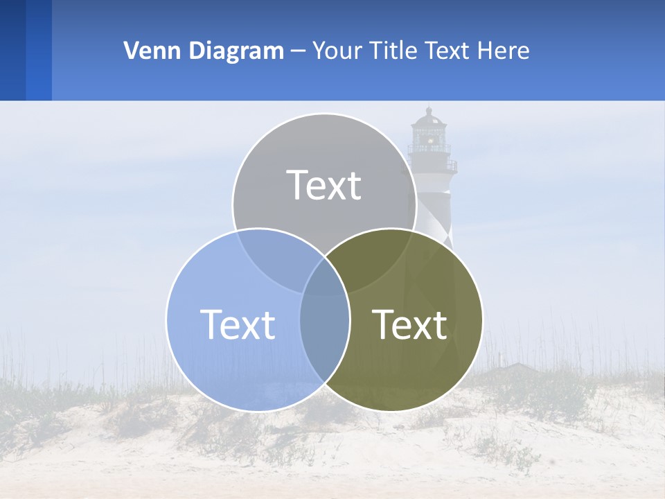 Coast White Caucasian PowerPoint Template