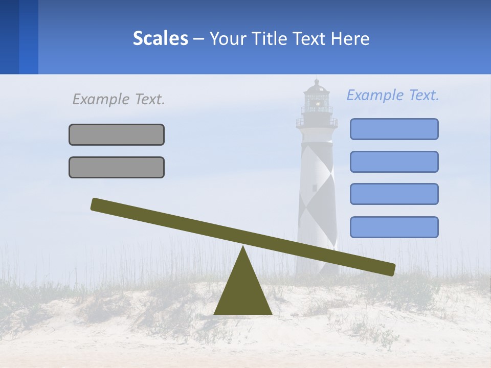 Coast White Caucasian PowerPoint Template