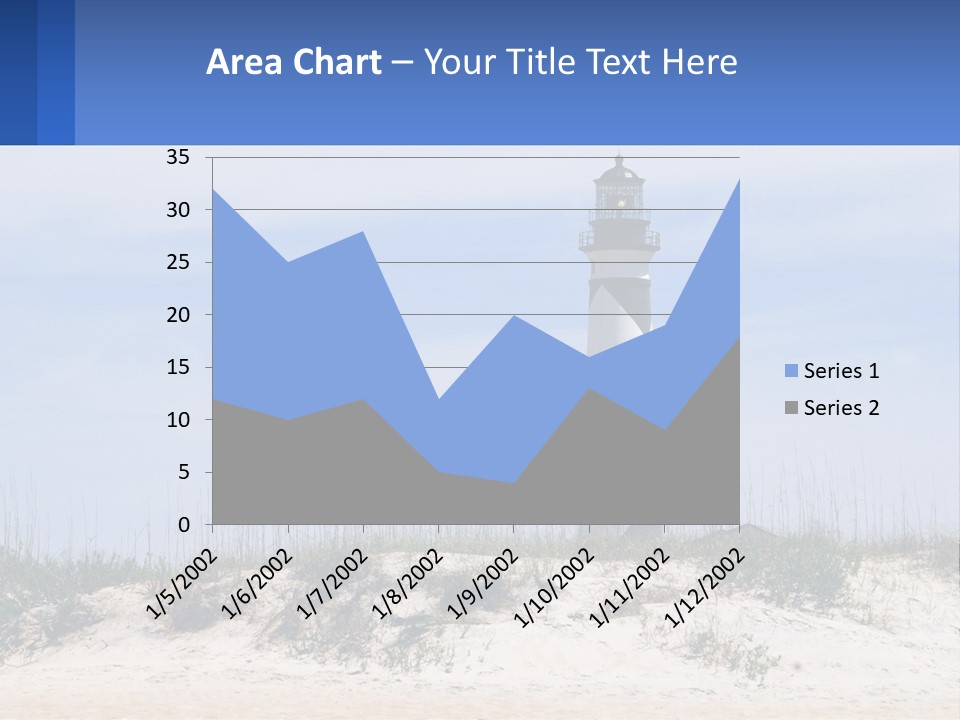 Coast White Caucasian PowerPoint Template