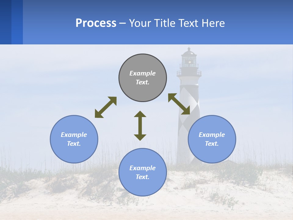 Coast White Caucasian PowerPoint Template