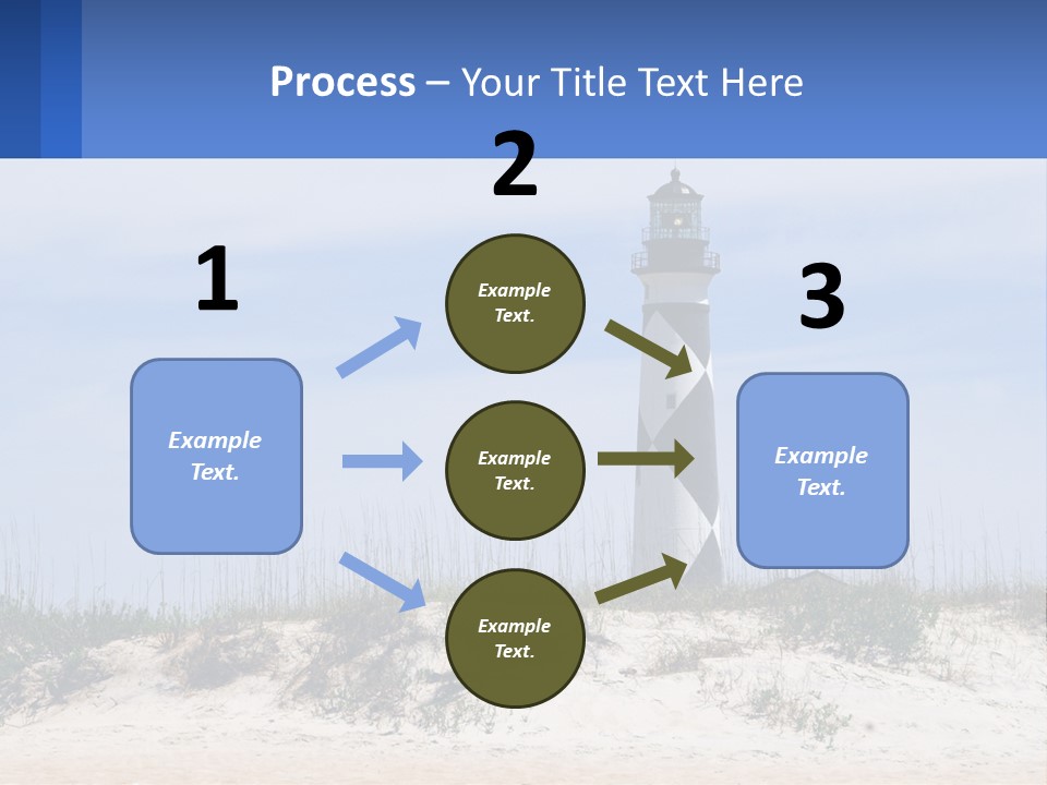 Coast White Caucasian PowerPoint Template