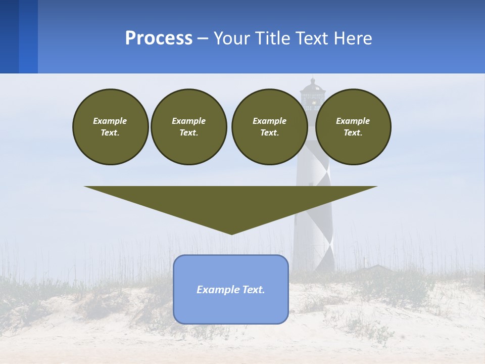 Coast White Caucasian PowerPoint Template