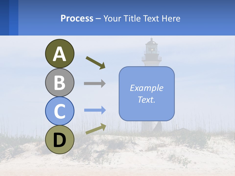 Coast White Caucasian PowerPoint Template