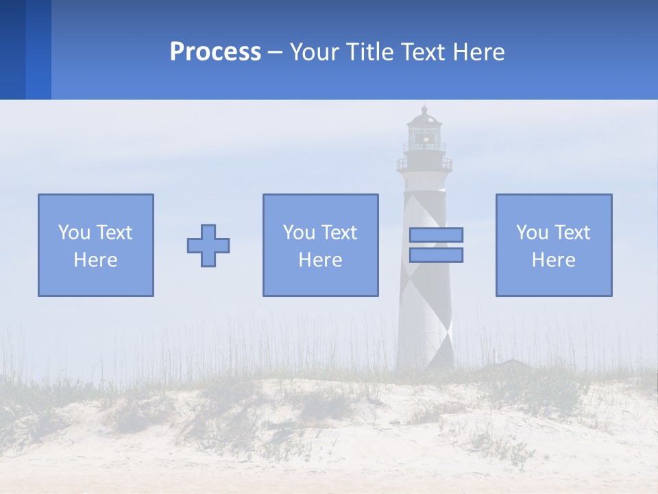 Coast White Caucasian PowerPoint Template