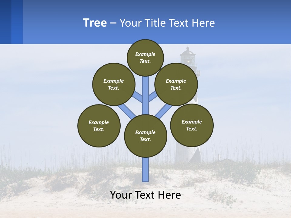 Coast White Caucasian PowerPoint Template