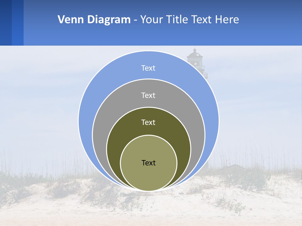 Coast White Caucasian PowerPoint Template