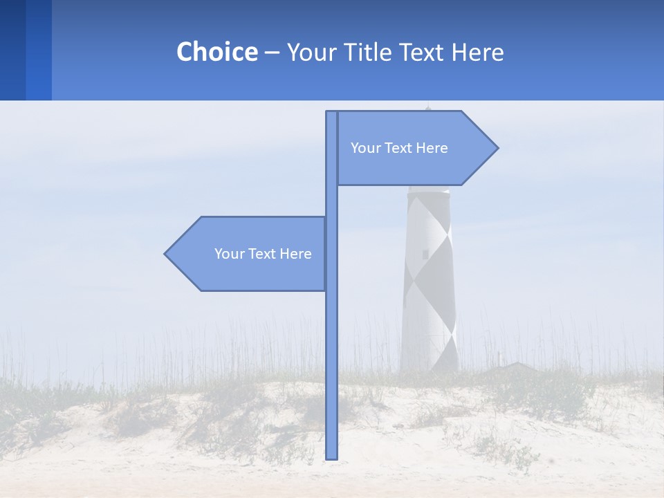 Coast White Caucasian PowerPoint Template