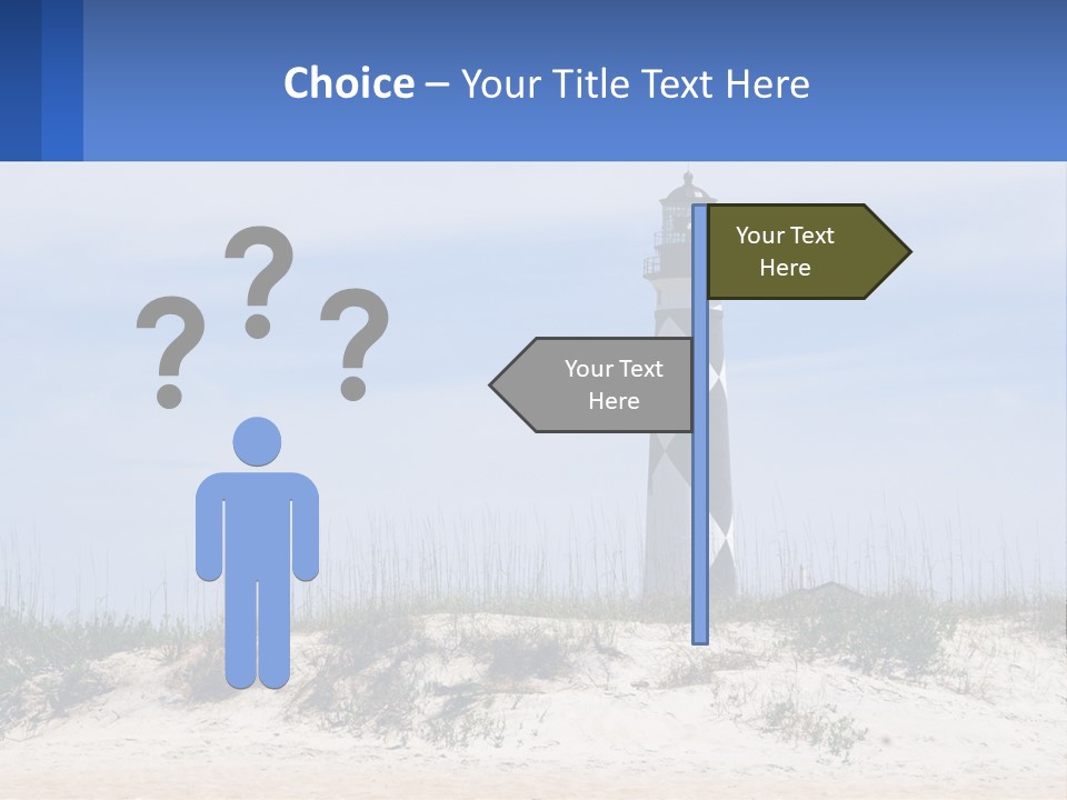 Coast White Caucasian PowerPoint Template