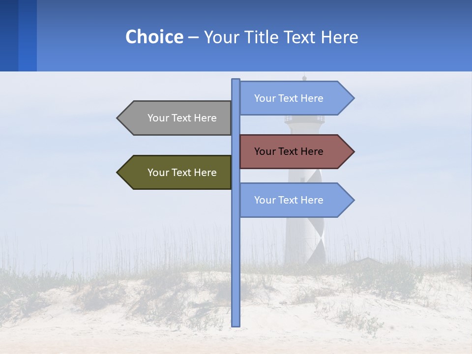 Coast White Caucasian PowerPoint Template