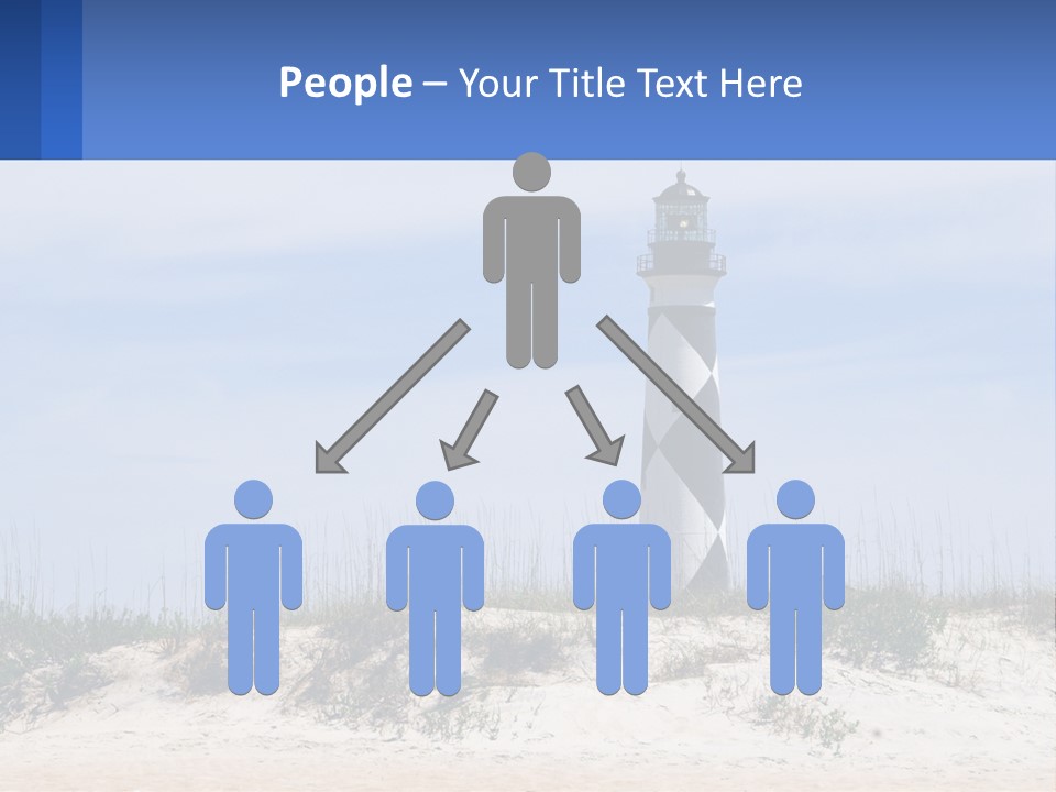 Coast White Caucasian PowerPoint Template