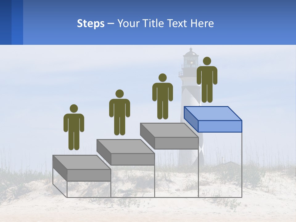 Coast White Caucasian PowerPoint Template