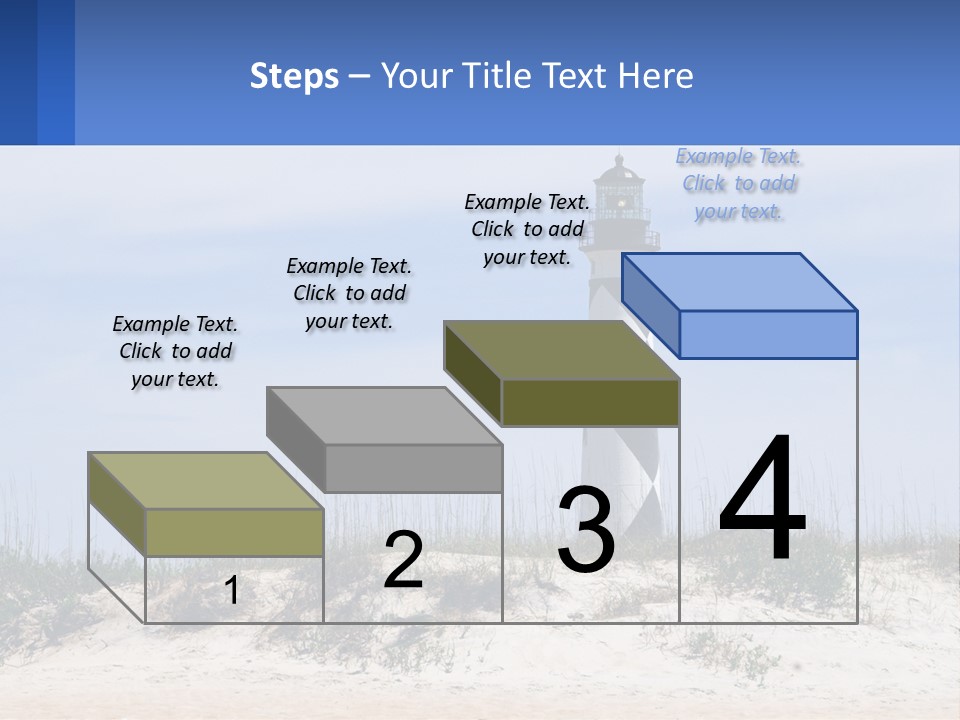 Coast White Caucasian PowerPoint Template