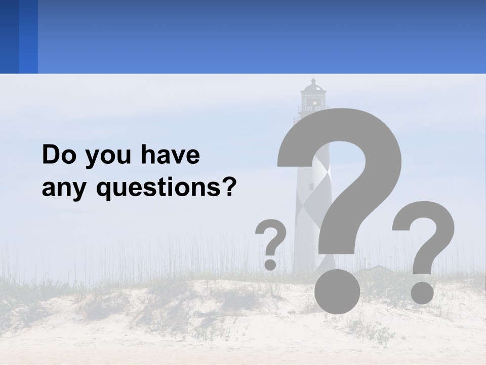 Coast White Caucasian PowerPoint Template