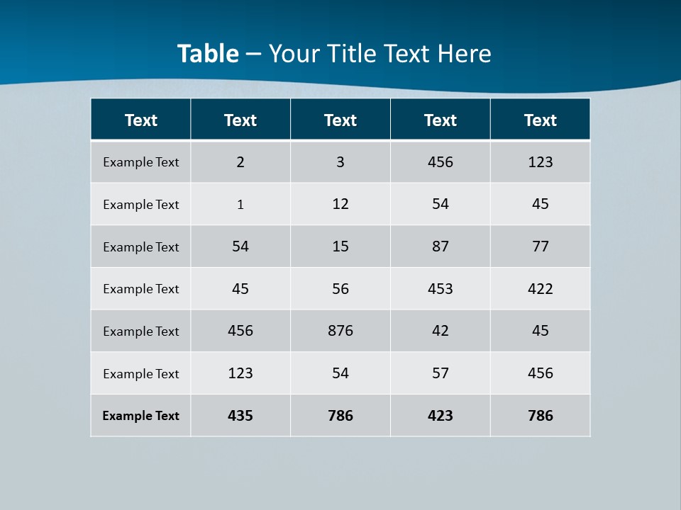 Wave Water Older PowerPoint Template