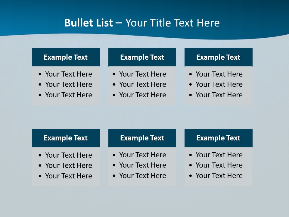 Wave Water Older PowerPoint Template
