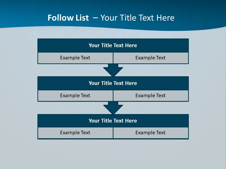 Wave Water Older PowerPoint Template