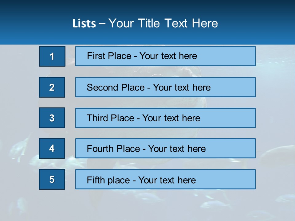 Ocean Portrait Water PowerPoint Template